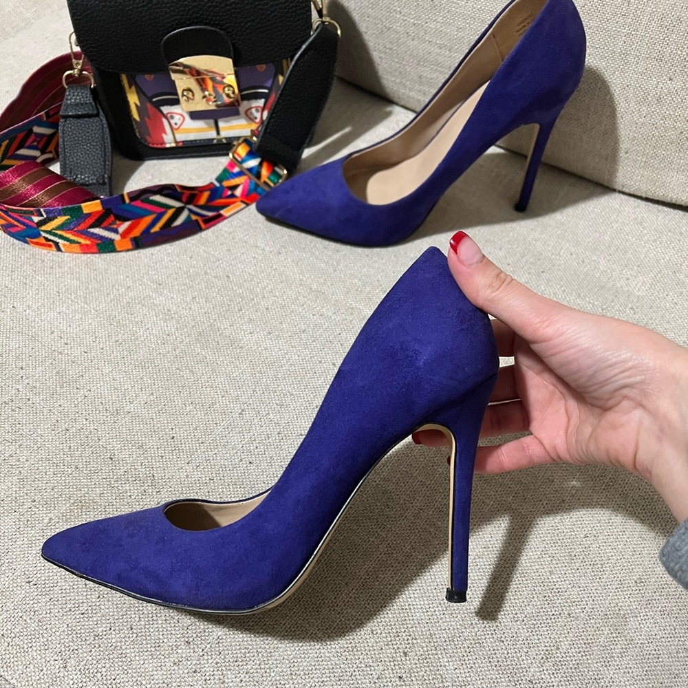 Purple Stiletto Heels